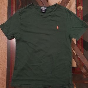 Ralph Lauren Polo Green Youth Short Sleeve Tee Size M (10-12)
